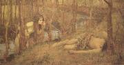 John William Waterhouse A Naiad (mk41) USA oil painting reproduction